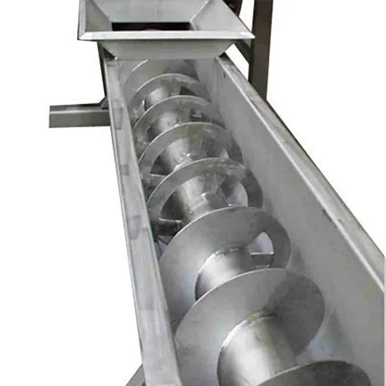 Power Plant Fly Air Dust Ash Powder Auger Screw Spiral Feeder Conveyor