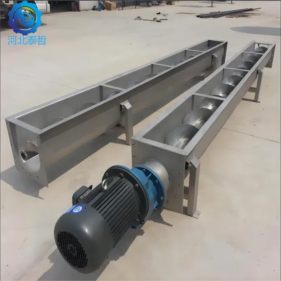 Transportation System Powder Screw Conveyor with Hopper/Screw Conveyor Stainless Steel