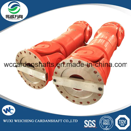 SWC Series Cardan Shaft Universal Coupling with Flange Diameter 550mm for Rolling Mill