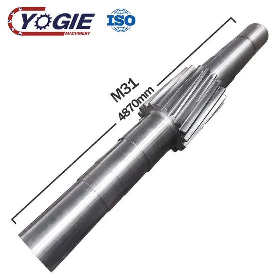 Luoyang Yogie Custom Large Heavy High Quality Forging Shaft Gear Shaft