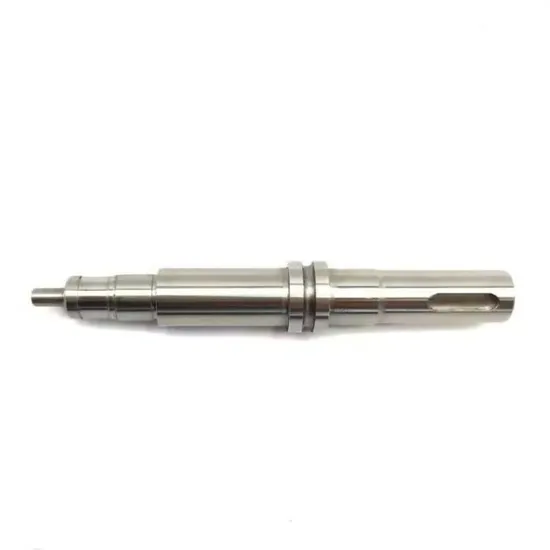 Custom CNC Machined 303 Stainless Steel Ventilator Motor Shaft