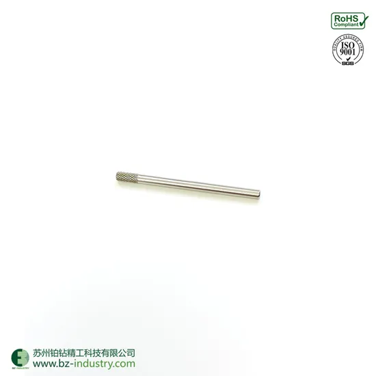 Customized Turning Stainless Steel Knurled Shaft