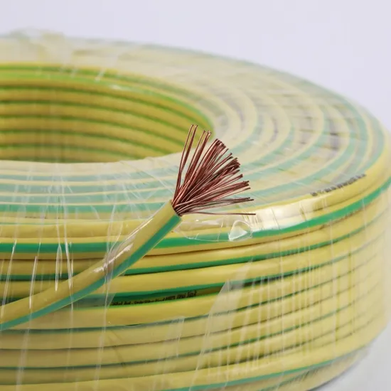 ISO9001 Approved Single Core 450/750V 16mm2 50mm2 95mm2 70mm2 Y/G Earthing Cable