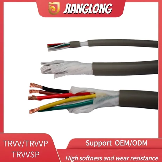 Trvvp High Flexible Drag Chain Shielded Wire (2 3 4 5 6 core) Tank Chain Cable Robot Arm