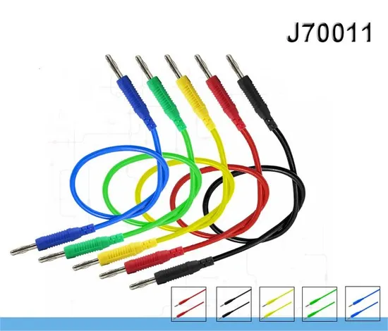 Manufacturers Directly Supply 4mm Banana Wire Male to Male Pure Copper Banana Plug Test Lead Power Wire J70011