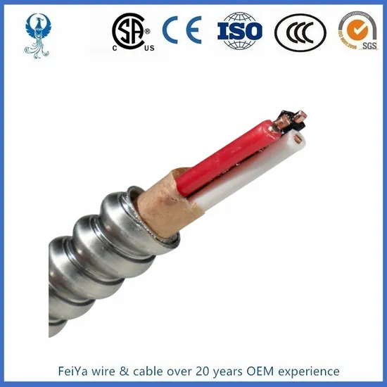 AC90 -40c 600V Copper Conductor XLPE Insulation 14 to 2 AWG Aluminum Interlock Armoured CSA Cable
