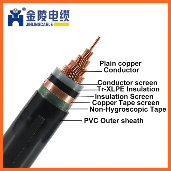1/C Cu 15kv 175 Trxlpe 100% PVC Mv-105 Mv Power Cable