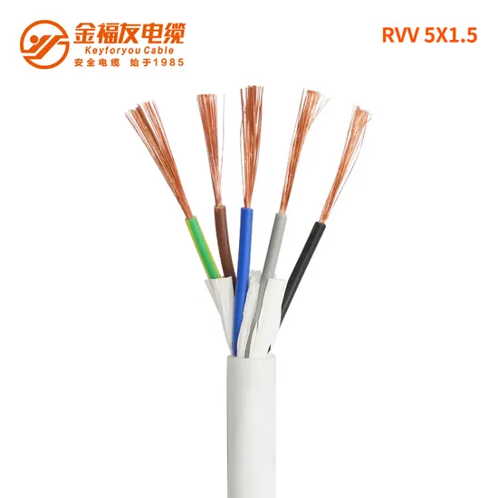 PVC Insulated White Sheathed Industrial Electrical Equipment Household Flexible Cable