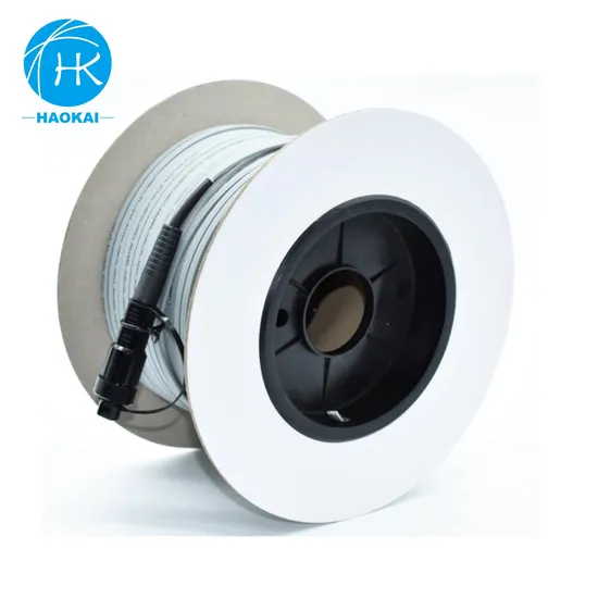 IP68 Grey Color Patch Cord Drop Fiber Optical Cable Sc APC Connector