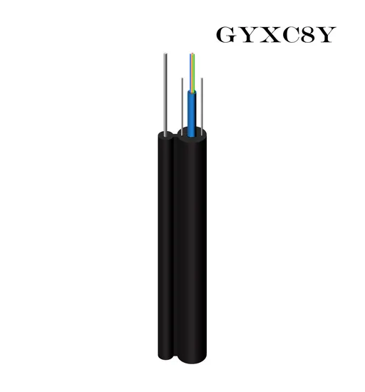 Figure-8 Self-Supporting with Steel Wire Overhead Installation Gyxc8y G652D Fiber Optic Cable