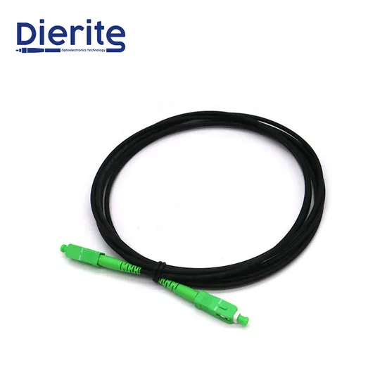 Sc APC Upc Durable FTTH Bow Type Drop Fiber Optic Patch Cord
