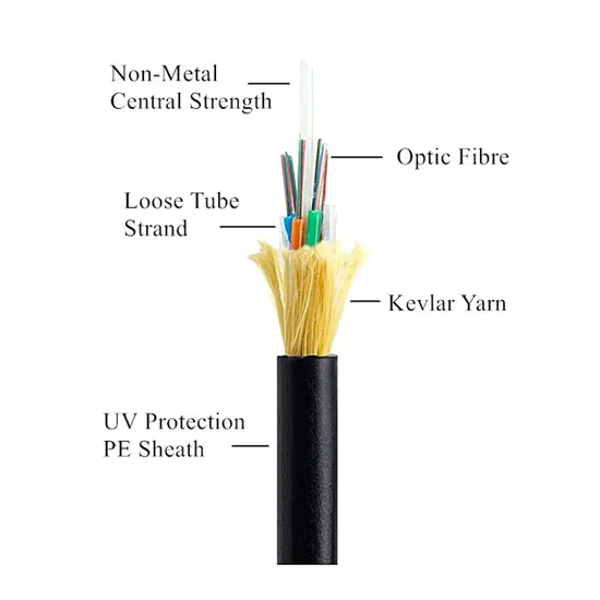All Dielectric Self-Supporting Aerial Cable ADSS Optical Fiber Cable