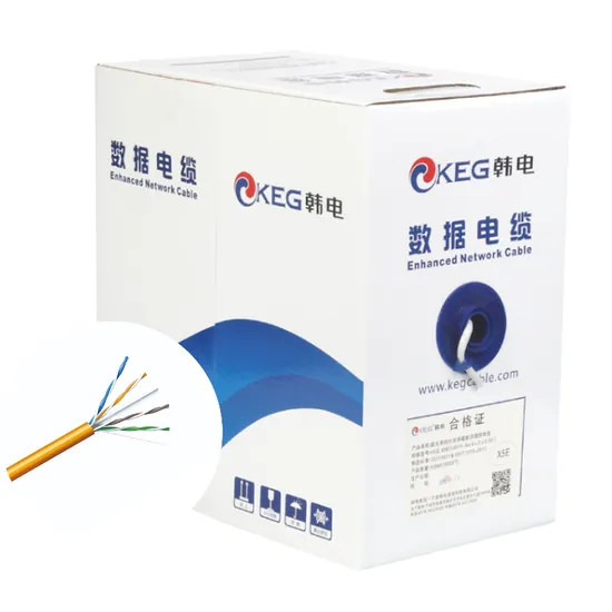 Network CAT6 Cabling Twisted Pair 305m 23AWG Copper UTP Cable Cat 6