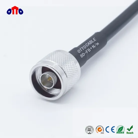 Low Loss  50 Ohm RF Coaxial Cable 8D-FB for  Cellphone Signal Repeater/ DAS