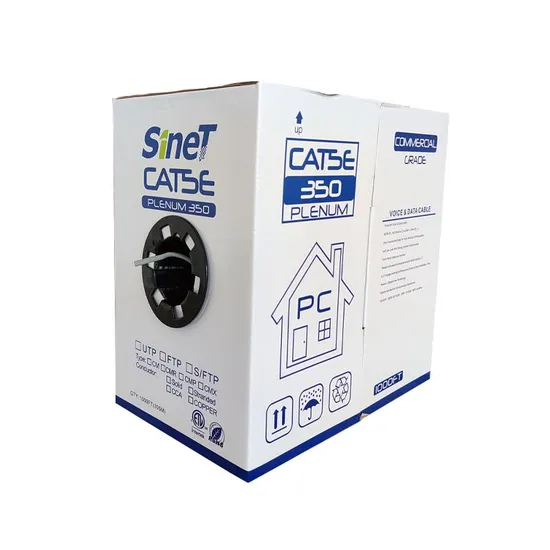 UTP Solid Copper CCA Ethernet Network LAN Cat5e Cable