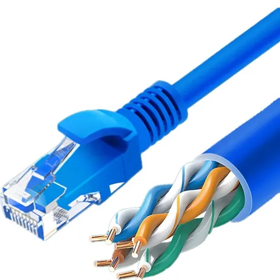 Round Ethernet Cat5e RJ45 Patch Cord Ethernet Network LAN Cable 3m