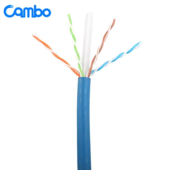 Blue Color Indoor CAT6 Ethernet Cable 100m/305m 500MHz UTP/FTP/SFTP Bc/Ccag CCA for 23AWG Newwork Cable LAN Cable