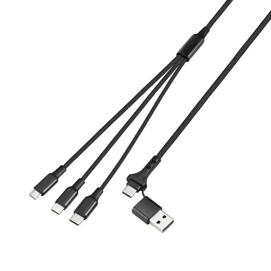 High Quality 3 in 1 USB Cable Nylon Braided Multi USB Cable