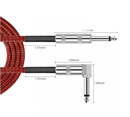 H. Q 6.3mm Mono Electric Guitar Link Cable