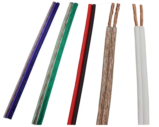 Transparent Speaker Cable, Twin Cable, Parallel Speaker Cable
