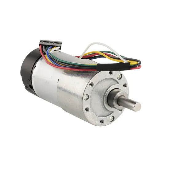 6V 12V High Torque 37mm AC DC Electric Worm Gear Motor Gearmotor Reducer Electricial Geared Motor with 64CPR Encoder for Robot