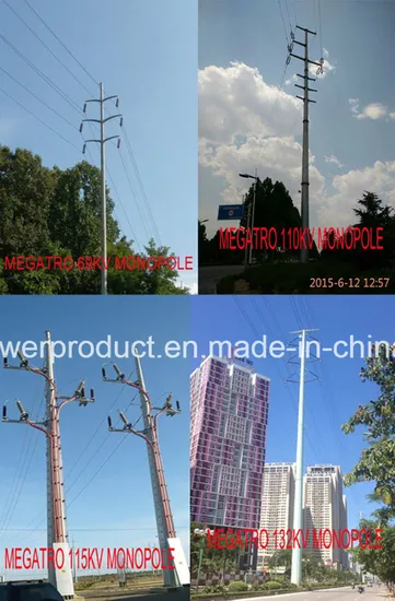 Megatro Transmission Line Pole Towers