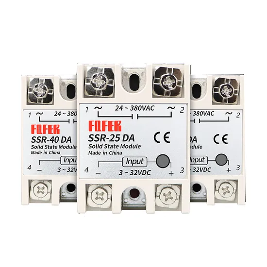220V Industrial DC to AC 100A 25da 40da 50A 60da 100A Solid State Relay SSR