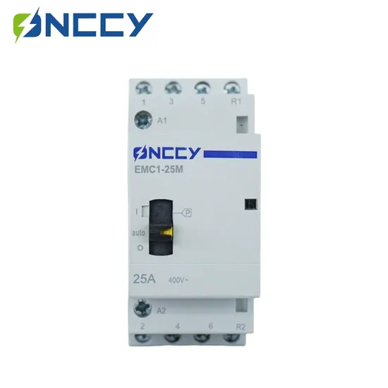 Household Circuit Control DIN Rail Mount 4pole 2modules16A 125A 2no AC400V Automatic Modular Contactor
