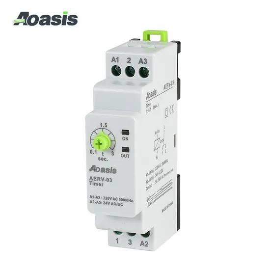 Aoasis Aerv-03 Timer Delay Relay 220V Timer 0.1s to 100 Hours Single Function Time Relay