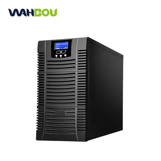 Wahbou High Power St01 10kVA UPS with Built-in Batteries Single Phase Online High Frequency Uninterrupted Power Supply 220VAC Sine Wave UPS with Wheels