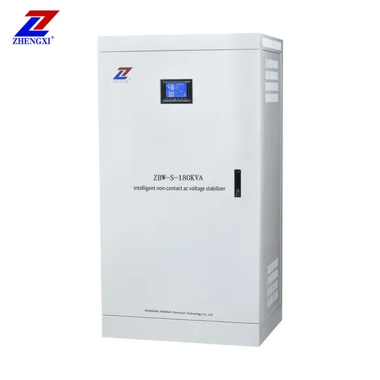 High Power 100 kVA Non-Contact Voltage Regulator Stabilizer Three Phase Thyristor AC Cabinet Type