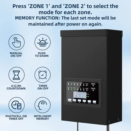 100W AC 12V Outdoor Waterproof Landscape Lighting Low Voltage Transformer with Timer