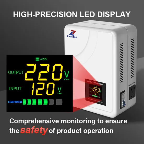 1.5kVA-5kVA Single Phase Wall Mounted AC Automatic Voltage Regulators Stabilizers Relay Type