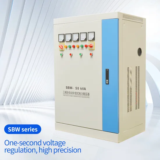 50~600 kVA 380 Volt Automatic Compensation Three Phase AC Power Voltage Protector Industrial
