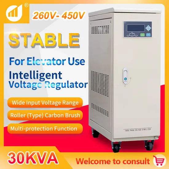30 kVA Three Phase Voltage Stabilizer for Elevator Specific