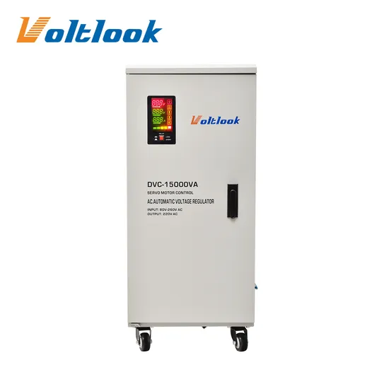 Voltlook 220V Digital Servo Motor Automatic Voltage Stabilizer with Bypass Overload 15000W 80V to 260V