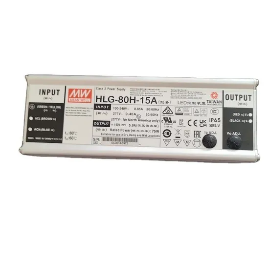 Mean Well Hlg-80h-15A 80W Class 2 Constant Current + Constant Voltage Mode LED Driver