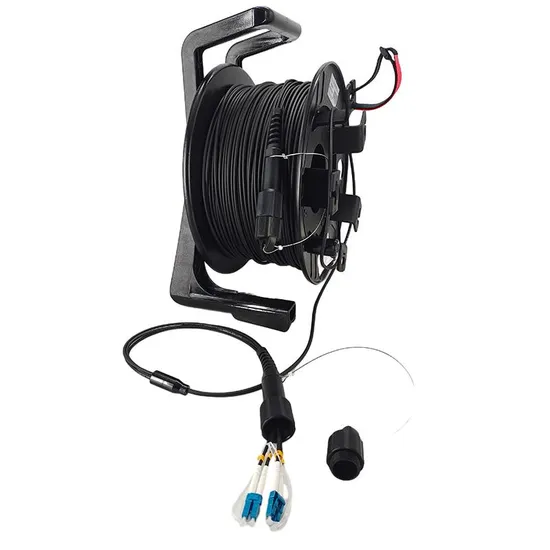 Plastic Cable Reel of Portable Mobile for Tactical Armored Fiber Optical Cable