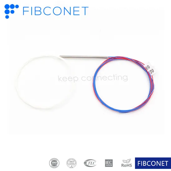 FTTH Wdm Optical Coupler Fiber Optic Coupler 1X2 2X2 Fiber Splitter Mini Type Fbt Splitter