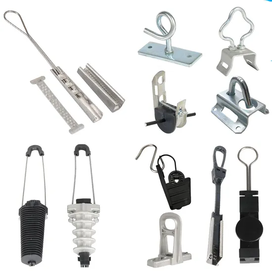 FTTH Drop Wire Anchor Clamp Fiber Optic J Hook S Type Plastic Tension Clamp Fixing Metal Bracket Clamp