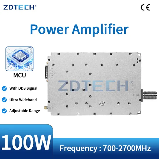 Customized 100W 700-2700MHz PA Anti Drone Uav Wide Band RF Power Amplifier Module