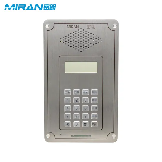 Waterproof Stainless Steel Clean Room Telephone in Pharmaceutical Industry