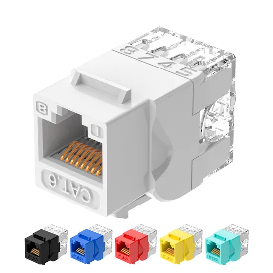 OEM RJ45 8p8c Direct Network Cat 5e CAT6 CAT6A Modular Jack Cat5e CAT6 Cat 6A UTP Keystone Jack
