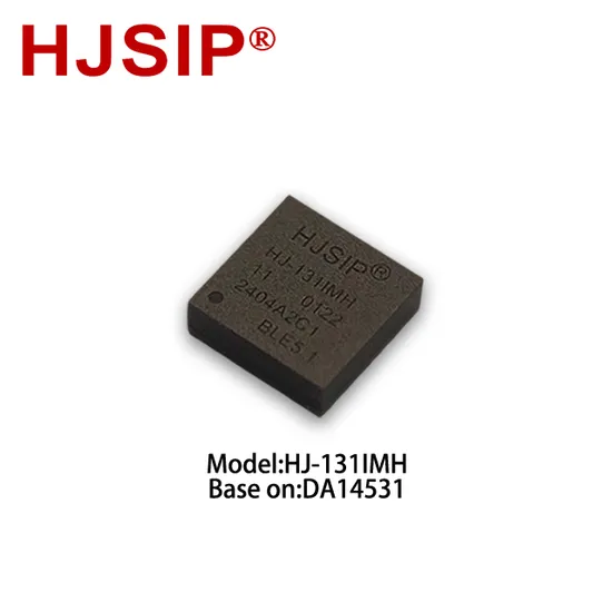 HJSIP HJ-131IMH (DA14531) BLE5.1 small-sized chip level with antenna 4 * 4mm UART low-power Bluetooth module