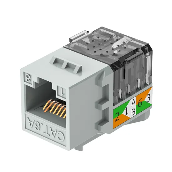 Networking Cat5e CAT6 CAT6A UTP Keystone Jack 90 Degree