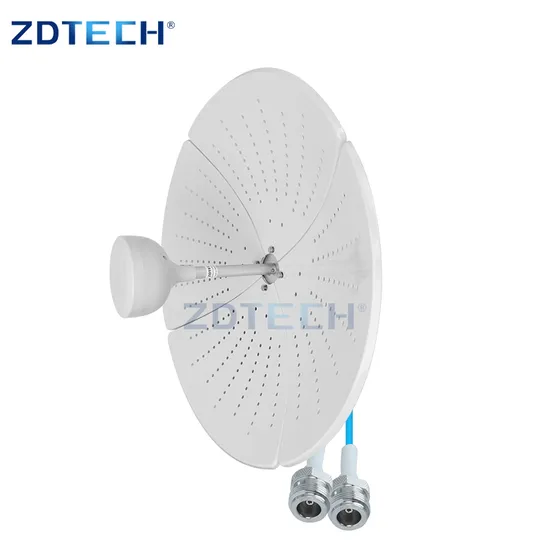 4G 5g Antenna Outdoor 4400-4900MHz 24dBi MIMO Directional Communication Parabolic Dish Antenna