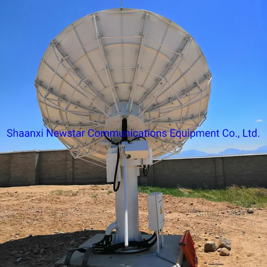 3.7m Turntable C, Ku, Ka Band Fixed Station Satellite Communication Parabolic Antenna