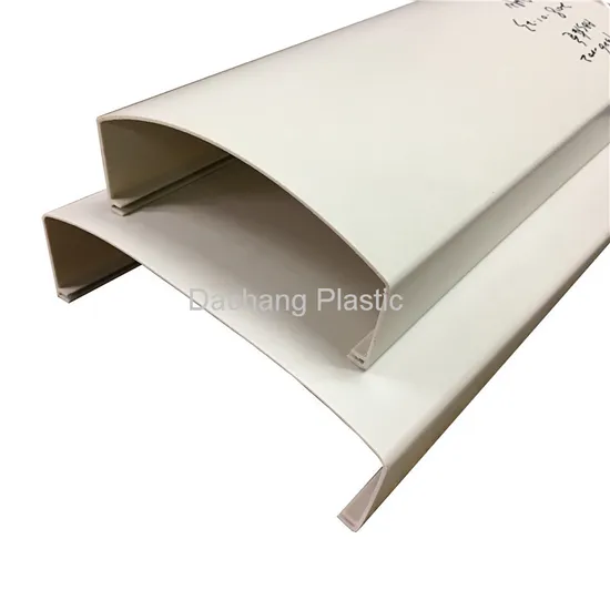 Big ABS ASA Extruded Radome Plastic Profile