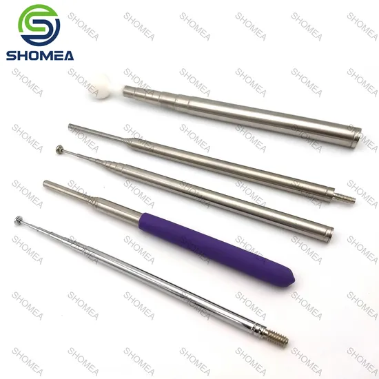 Shomea Customized Stainless Steel / Brass Telescopic Antenna with ABS Ball Cap