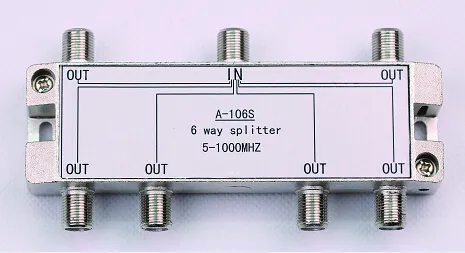6 Way CATV Splitter 5-1000MHz (SHJ-A106S)